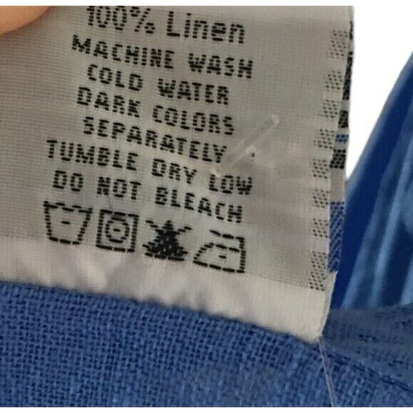 Click Color Me Cotton Shirt Women's Size XL Blue Button Up Long Sleeve - Picture 7 of 8